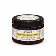 Exfoliante de azúcar espumoso Annoor – Jengibre Miel Limón Cúrcuma - Exfoliación suave (6.5 oz / 185 g)