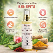 Limpiador Facial Annoor Beauty Saffron Glow – Suave, Iluminador e Hidratante