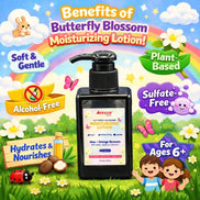 Loción hidratante Annoor Kids Butterfly Blossom — Aloe + Flor de naranjo (3.5 fl oz / 103 mL)