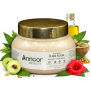 Mascarilla Capilar Annoor Beauty Root Repair – Mascarilla Ayurvédica con 11 Activos Herbales | Acondicionamiento Profundo y Nutrición del Cuero Cabelludo | Sin Sulfatos, de Origen Vegetal | 8 oz (226 g)