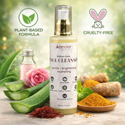 Limpiador Facial Annoor Beauty Saffron Glow – Suave, Iluminador e Hidratante