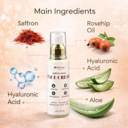Annoor Beauty Crema Facial Resplandor de Azafrán — Hidratante + Iluminador (2 fl oz / 60 g)