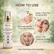 Limpiador Facial Annoor Beauty Saffron Glow – Suave, Iluminador e Hidratante