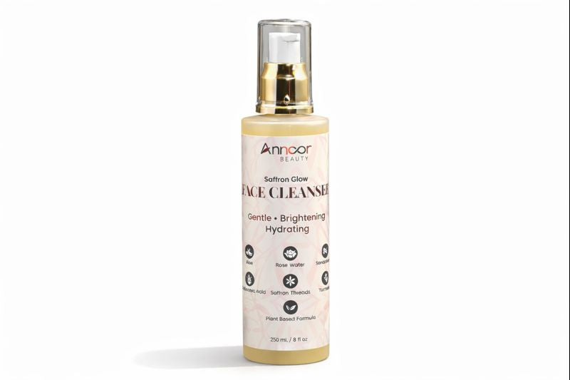 Annoor Beauty Saffron Glow Face Cleanser – Gentle, Brightening & Hydrating