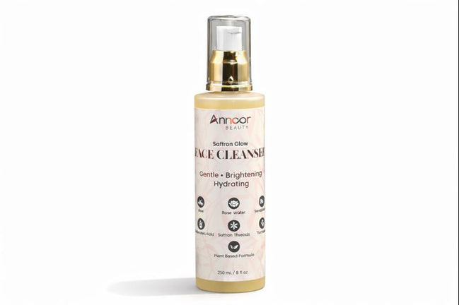 Annoor Beauty Saffron Glow Face Cleanser – Gentle, Brightening & Hydrating
