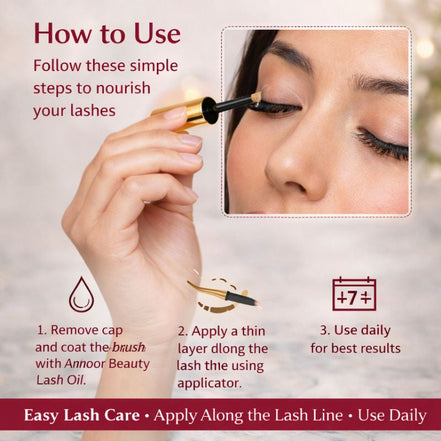 Annoor Beauty Lash Oil (5 mL) | Nourish, Strengthen & Condition