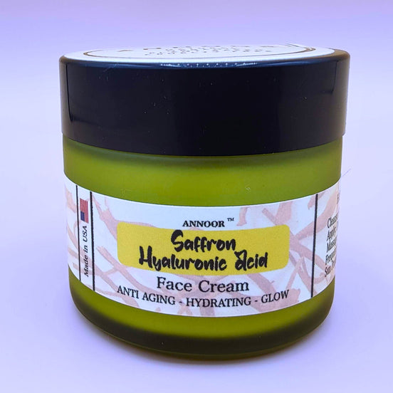Annoor Saffron Hyaluronic Acid Face Cream – Hydrating, Brightening & Radiance Boost