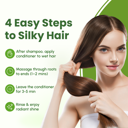 Annoor Ayurvedic Herbal Conditioner – Sulfate-Free, Plant-Based, Moisturizing & Frizz-Smoothing Formula (500 mL)