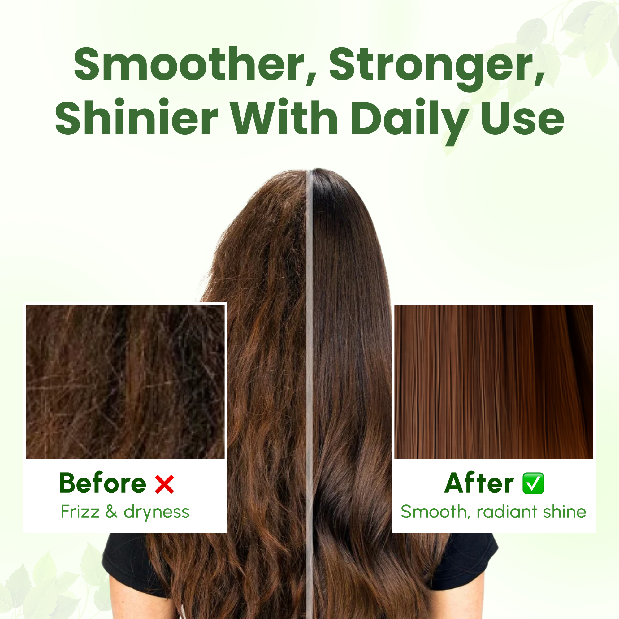 Annoor Ayurvedic Herbal Conditioner – Sulfate-Free, Plant-Based, Moisturizing & Frizz-Smoothing Formula (500 mL)