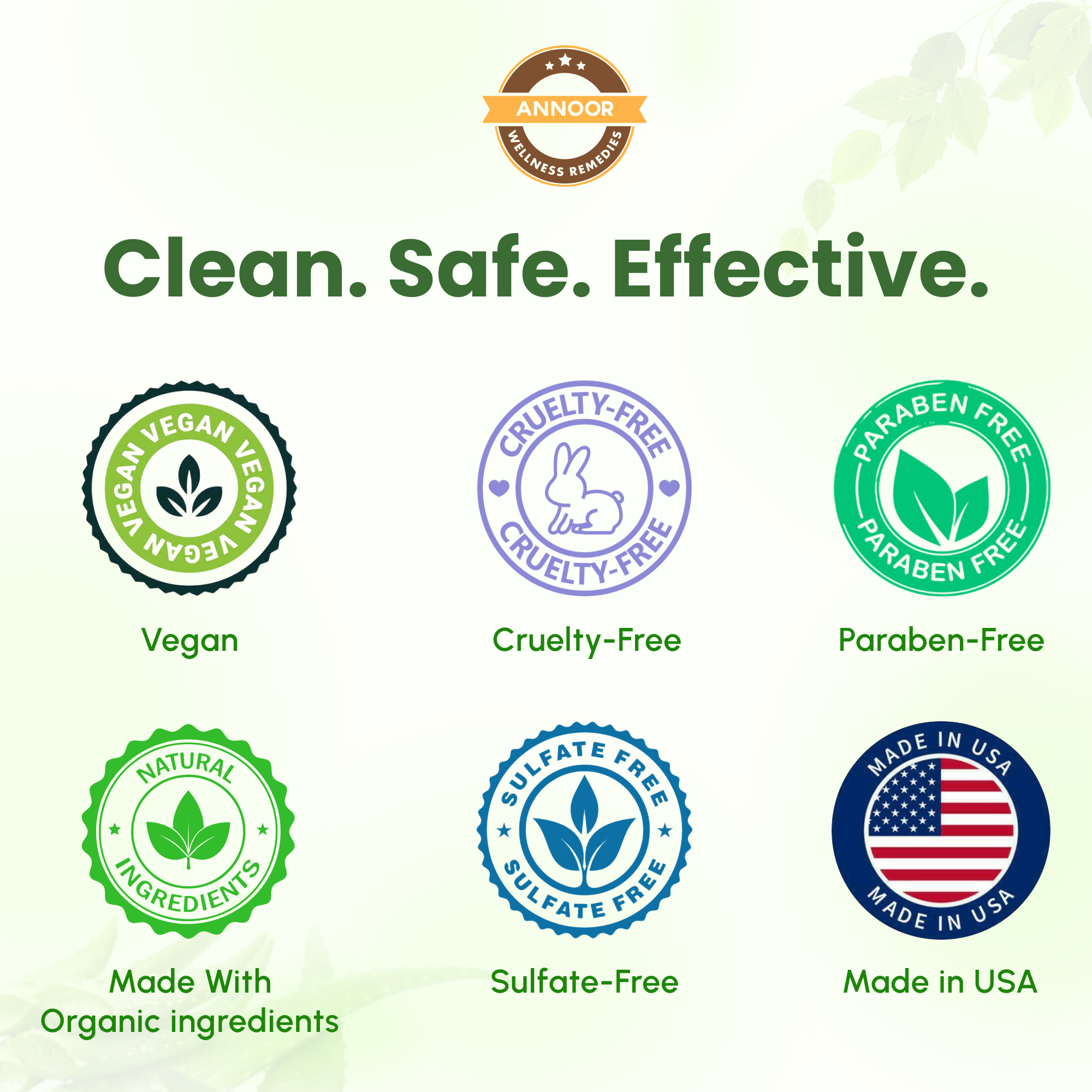 Annoor Ayurvedic Herbal Conditioner – Sulfate-Free, Plant-Based, Moisturizing & Frizz-Smoothing Formula (500 mL)