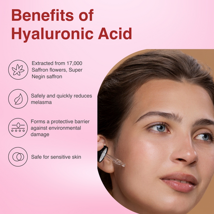 Annoor Saffron Hyaluronic Acid Face Serum – Hydrating, Brightening & Radiance Boost