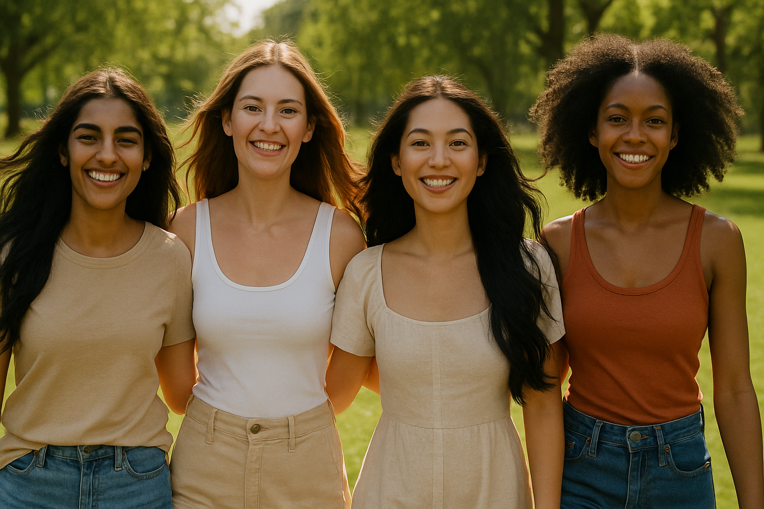 Skincare model applying cream
